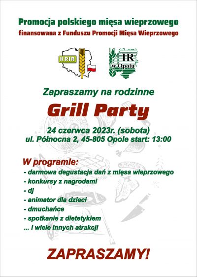 PLAKAT GrillParty